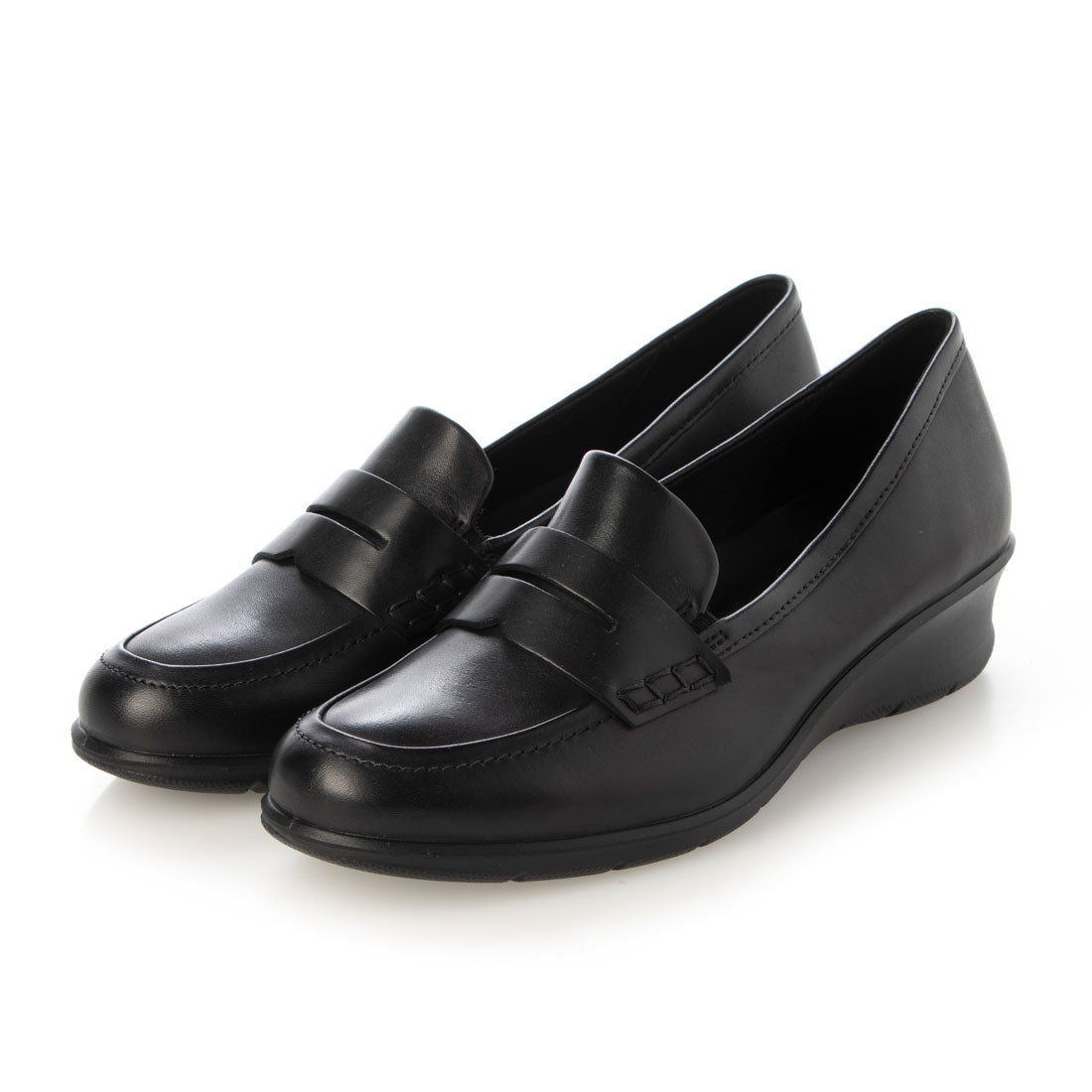 エコー ECCO ウィメンズ 本革 ローファー フェリシア （BLACK） -靴