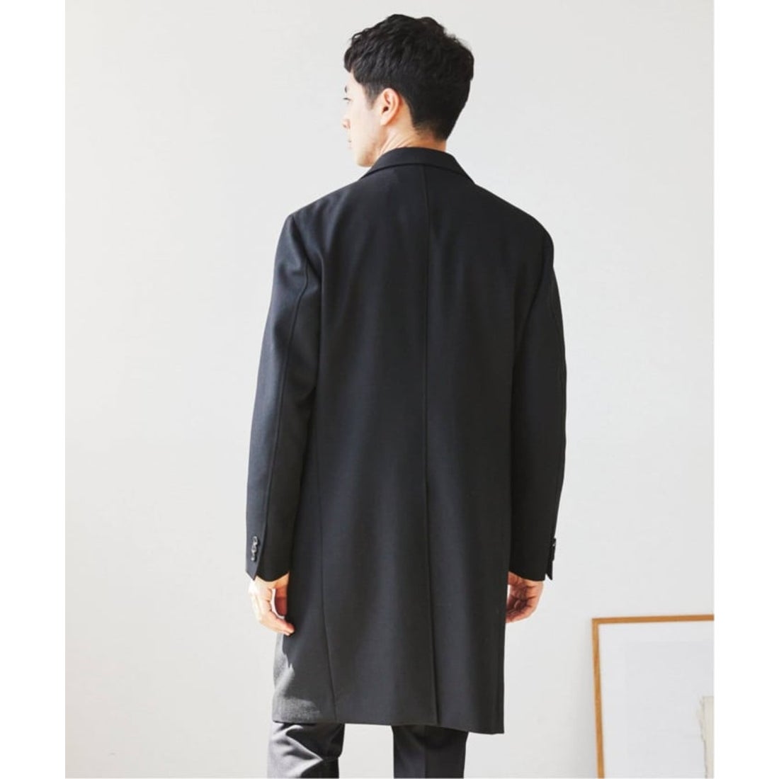 エディフィス EDIFICE ≪予約≫ ウール ギャバジン チェスター コート