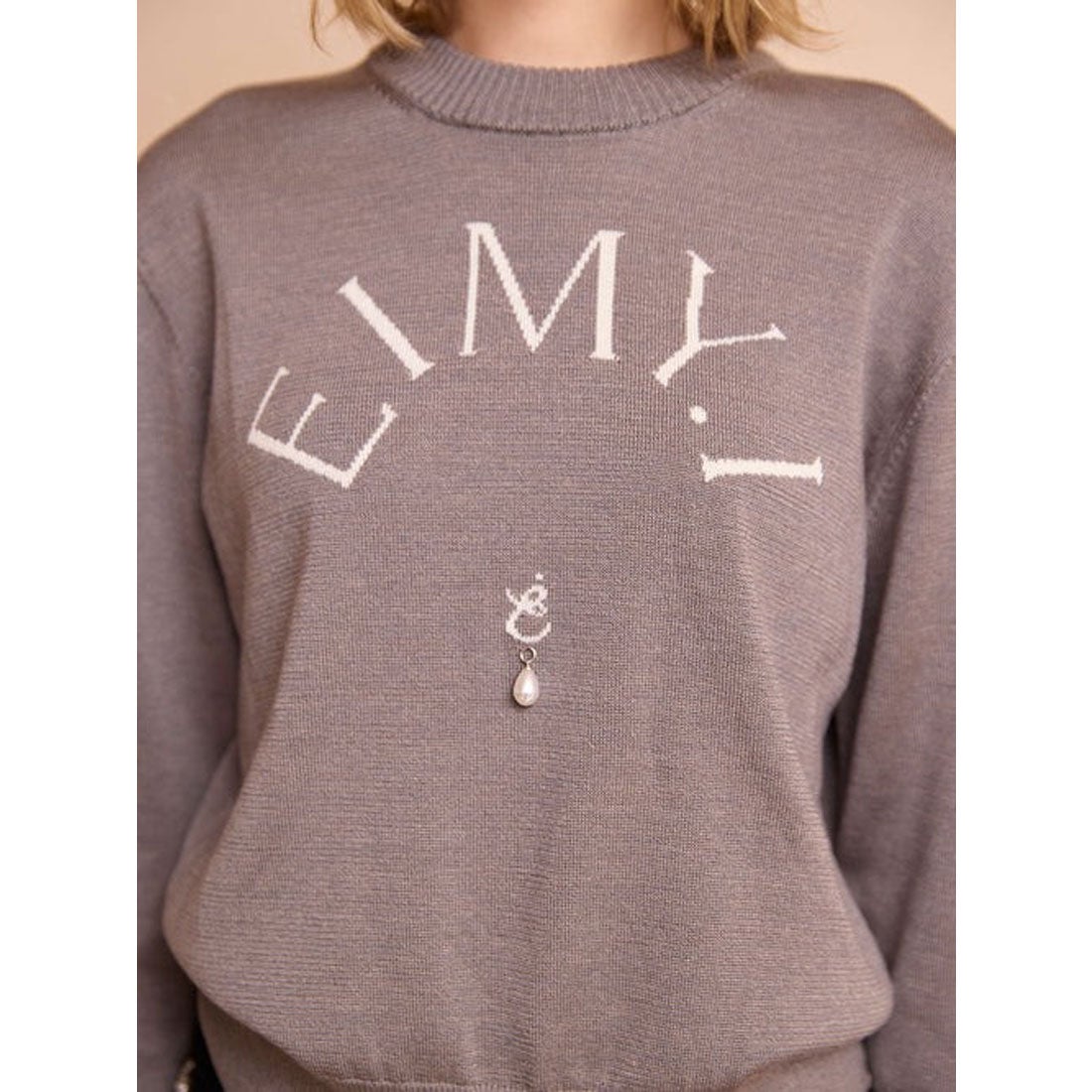 エイミーイストワール EIMY ISTOIRE EIMYニットプルオーバー （WHITE