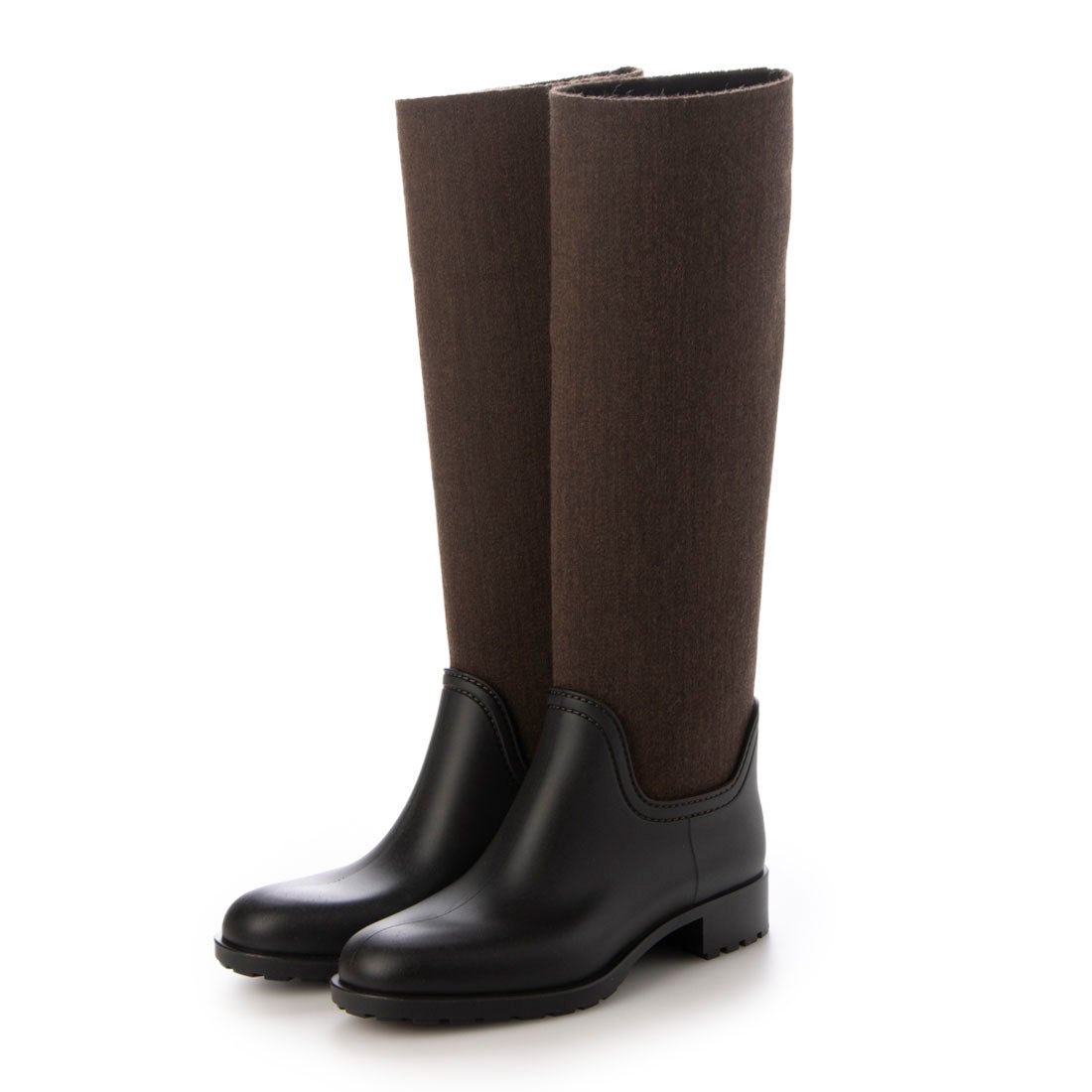 ファビオルスコーニ FABIO RUSCONI レイン仕様ロングブーツ （ブラウン