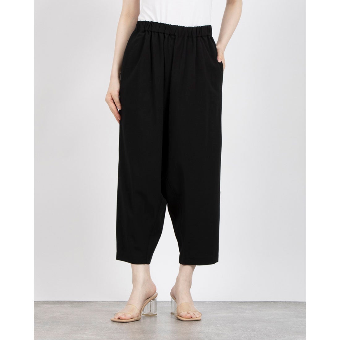 ファイン FINE サルエルパンツ （ブラック） -ファッション通販