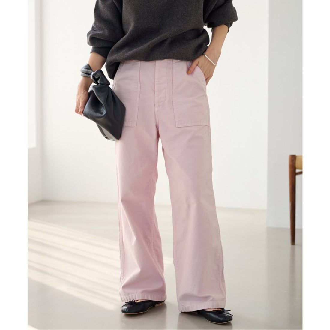 フレームワーク FRAMeWORK ≪≫US ARMY like ベイカーパンツ （ピンク