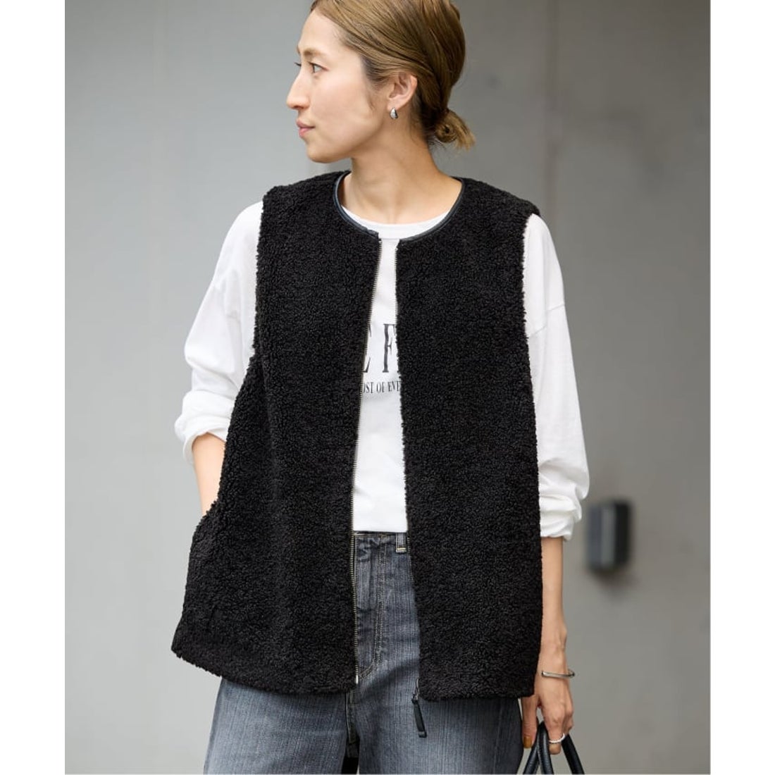 フレームワーク FRAMeWORK ≪追加予約 / 新色≫ボアベスト （ブラック