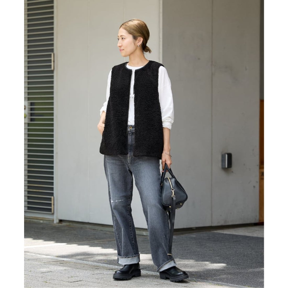 フレームワーク FRAMeWORK ≪追加予約 / 新色≫ボアベスト （ブラック