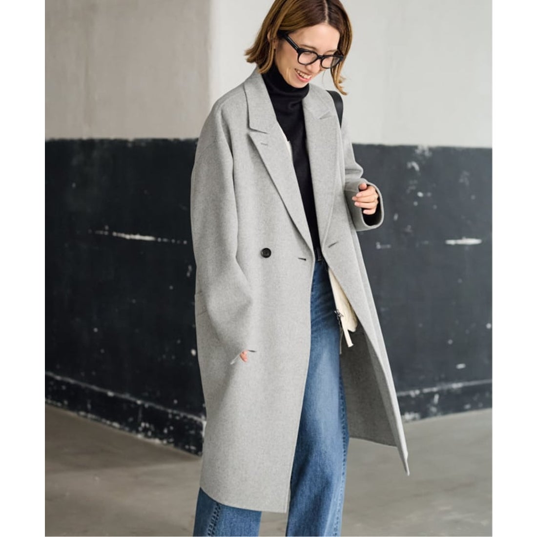 フレームワーク FRAMeWORK ≪追加≫SUPER160'sダブルブレストコート 4