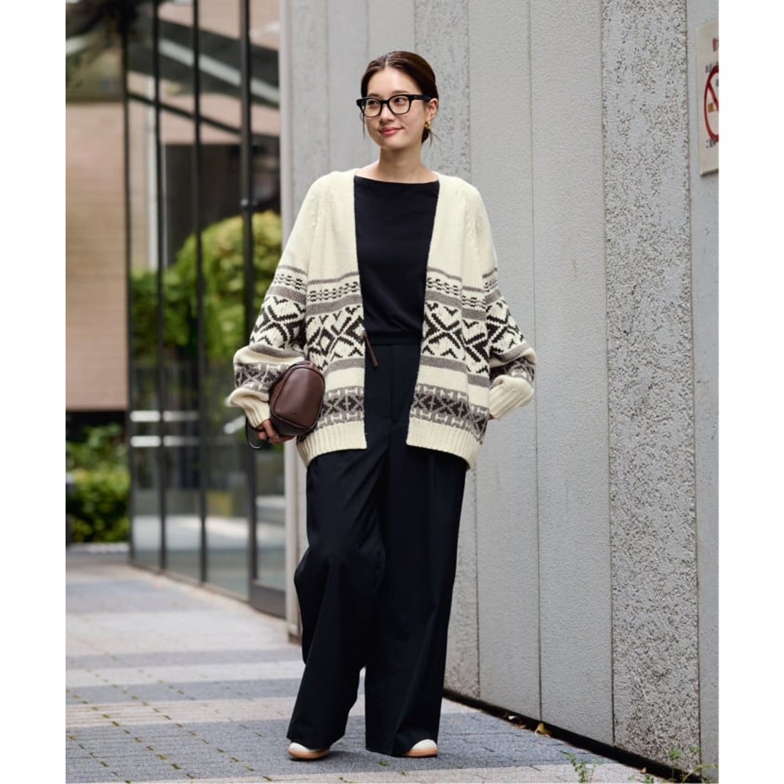 フレームワーク FRAMeWORK ≪追加≫ジャガードカーディガン 2 （グレー