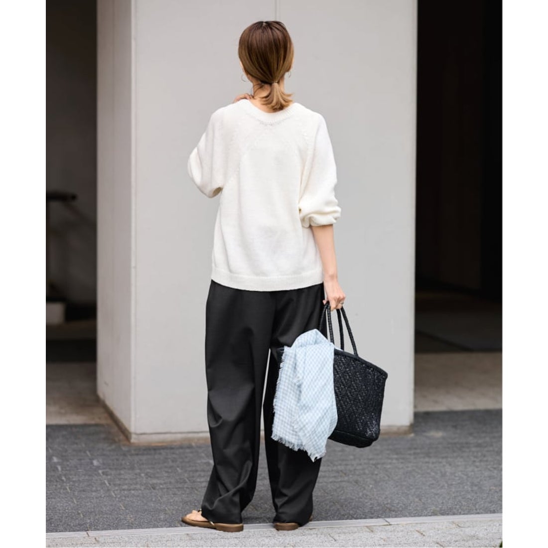 フレームワーク FRAMeWORK ≪追加予約≫タックカーブバックゴムパンツ