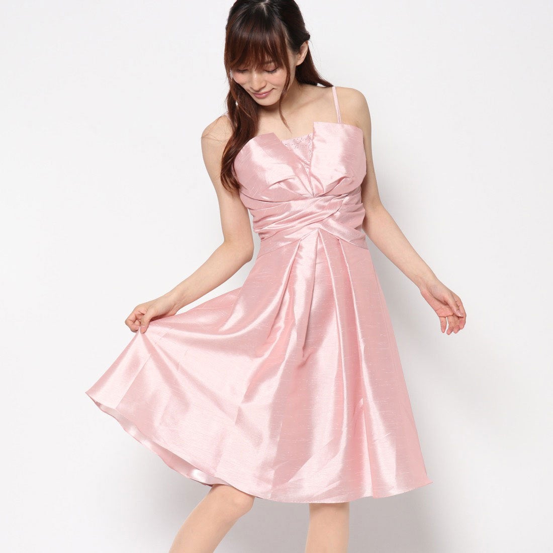 ジュネビビアン Genet Vivien パーティードレス （ピンク