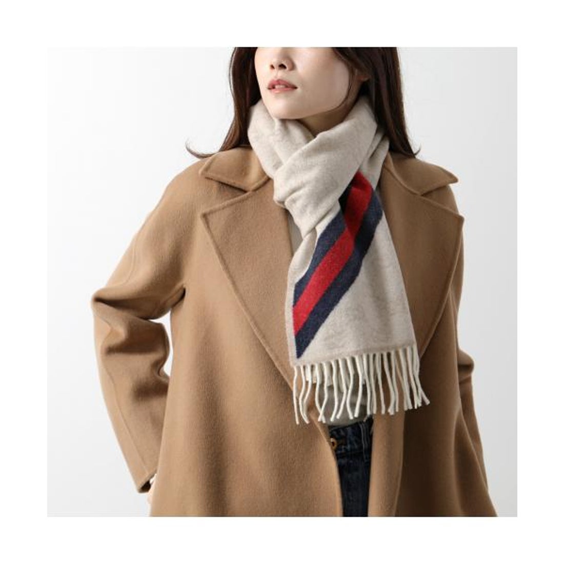 グッチ GUCCI GUCCI マフラー 570603 3G200 GGロゴ ウール （1768