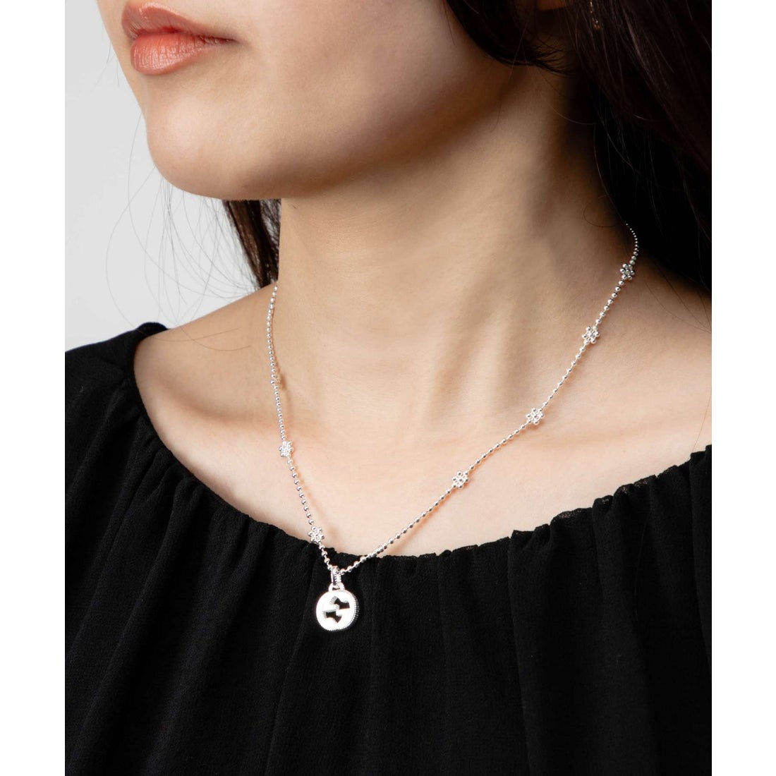 グッチ GUCCI 479221 J8400 ネックレス INTERLOCKING G S NECKLACE