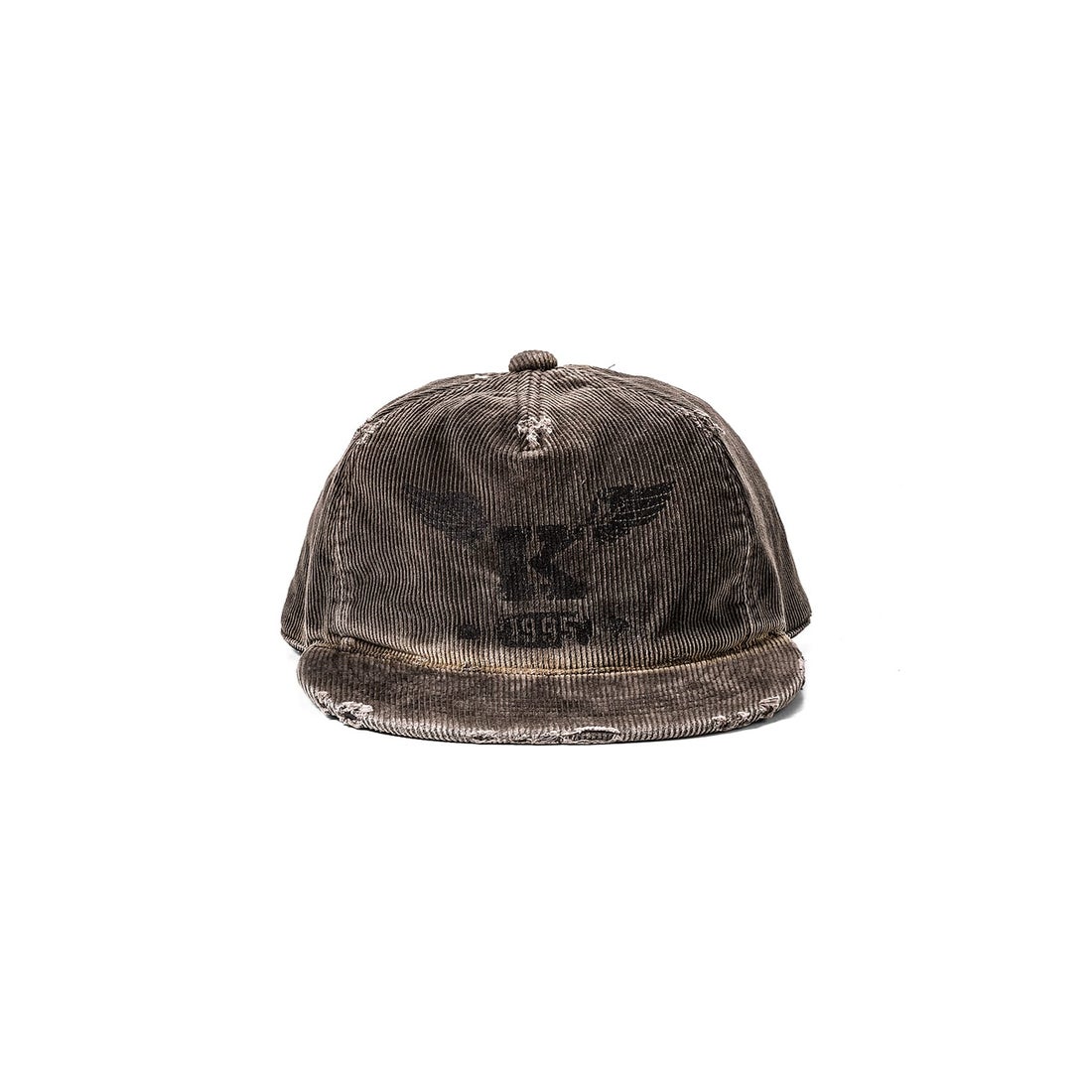 カミヤ KAMIYA CA4LA × KAMIYA K-Wing Distressed Cap （Khaki