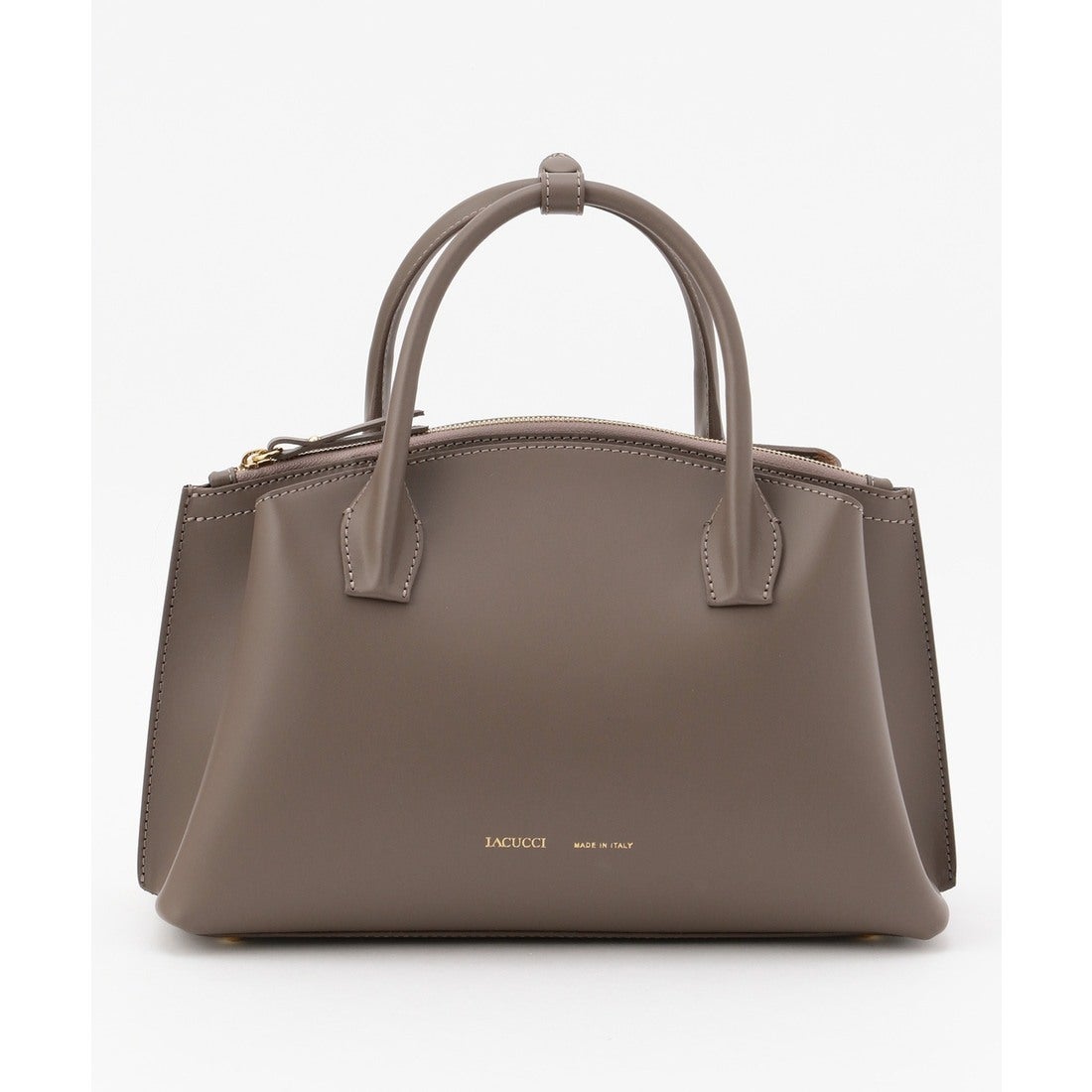 組曲 【2WAY】IACUCCIレザーハンド バッグ （グレー系） -靴