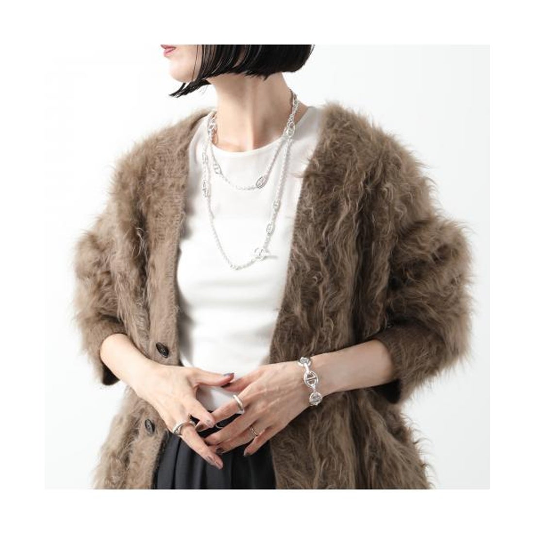 エルメス Hermes HERMES ロングネックレス ファランドール Farandole