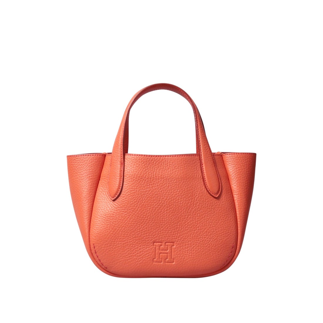 ヒロフ HIROFU 【カーラ】レザートートバッグ S 本革 （カンパリ(165