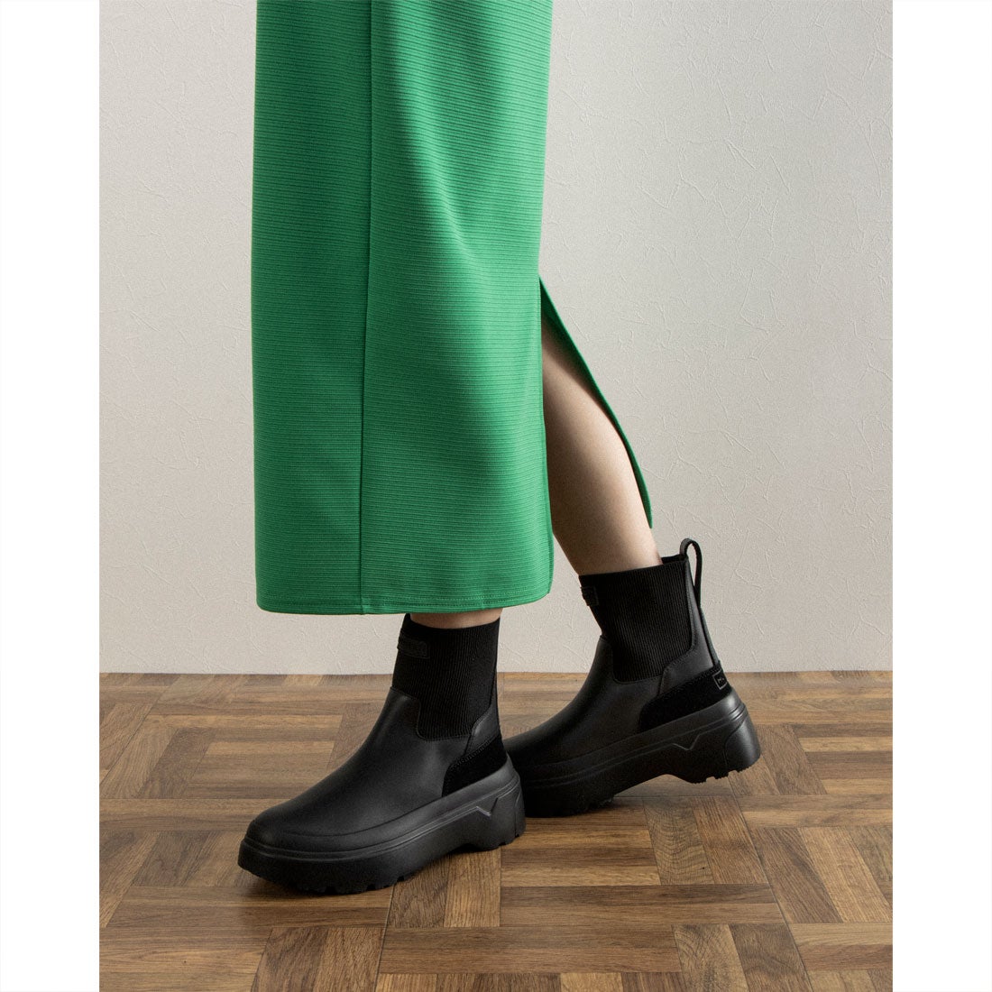 ハンター HUNTER レディース エクスプローラー チェルシー フラット