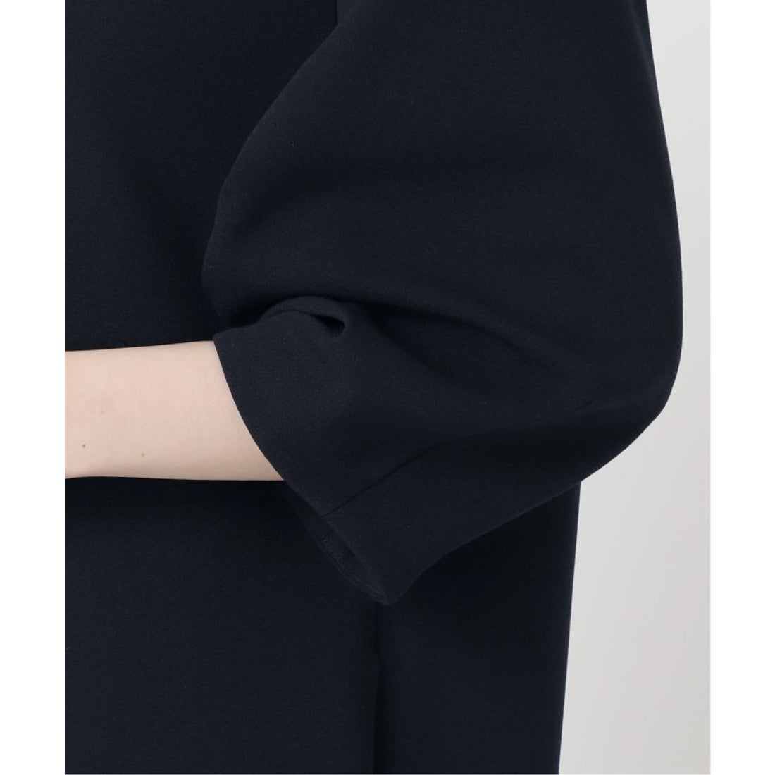 イエナ IENA タックスリーブワンピース （ネイビー） - ファッション