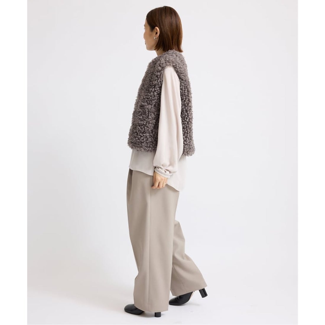 イエナ IENA TISSAVELカーリージレ （グレー） -ファッション通販