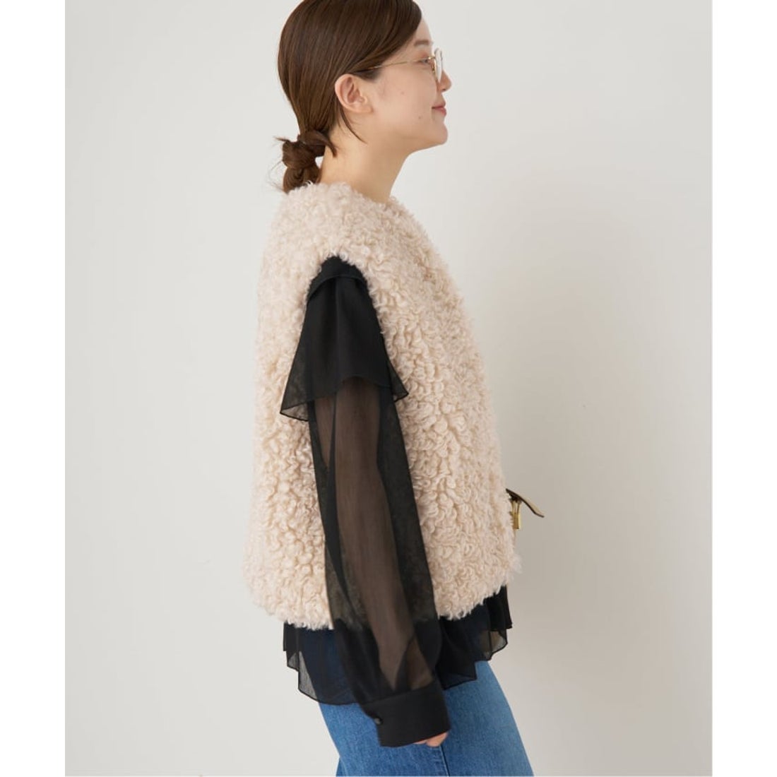 イエナ IENA TISSAVELカーリージレ （ナチュラル） -ファッション通販