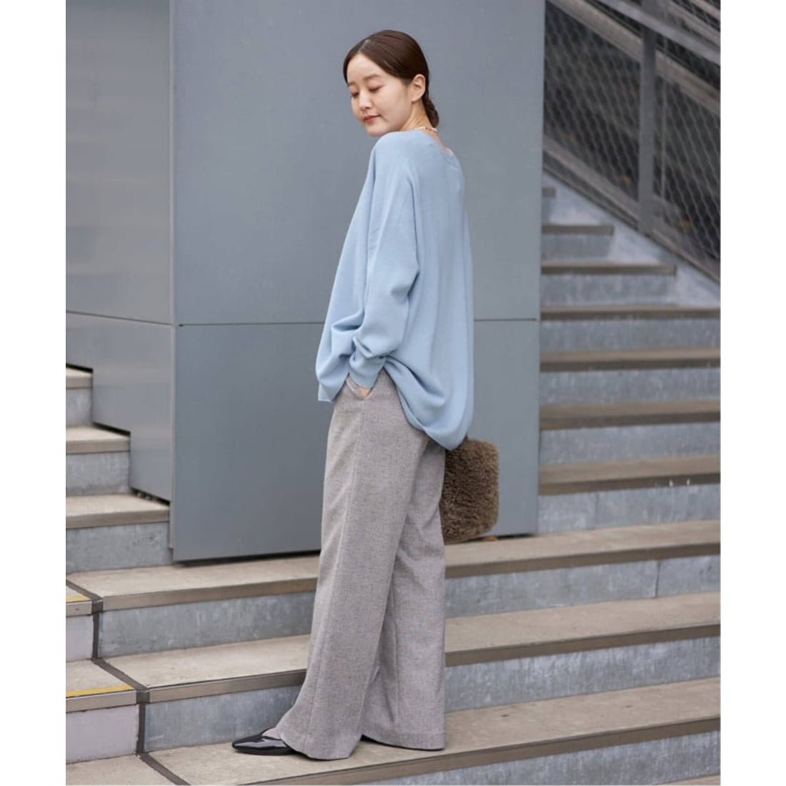 イエナ IENA 《追加5予約》Fineニュージーウール ニュアンス Vプル