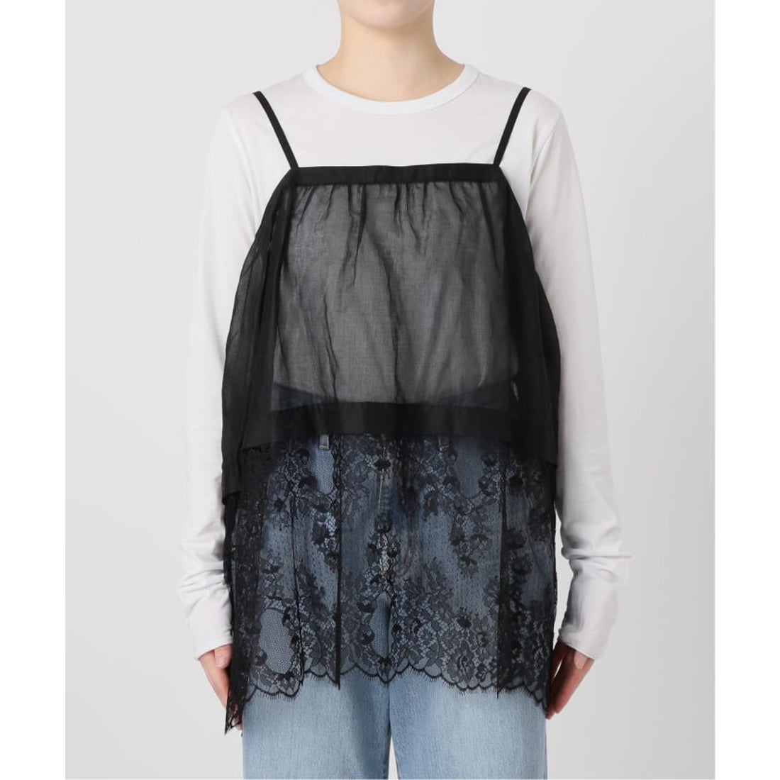 イエナ IENA 《追加3予約》Heriter/エリテ リバーレースキャミソール