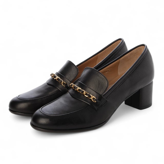 ランバン オン ブルー LANVIN en Bleu リボンモチーフヒールアップ