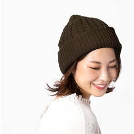 エクレボ exrevo ニット帽 レディース 「 ふわもち触感 ケーブル編み