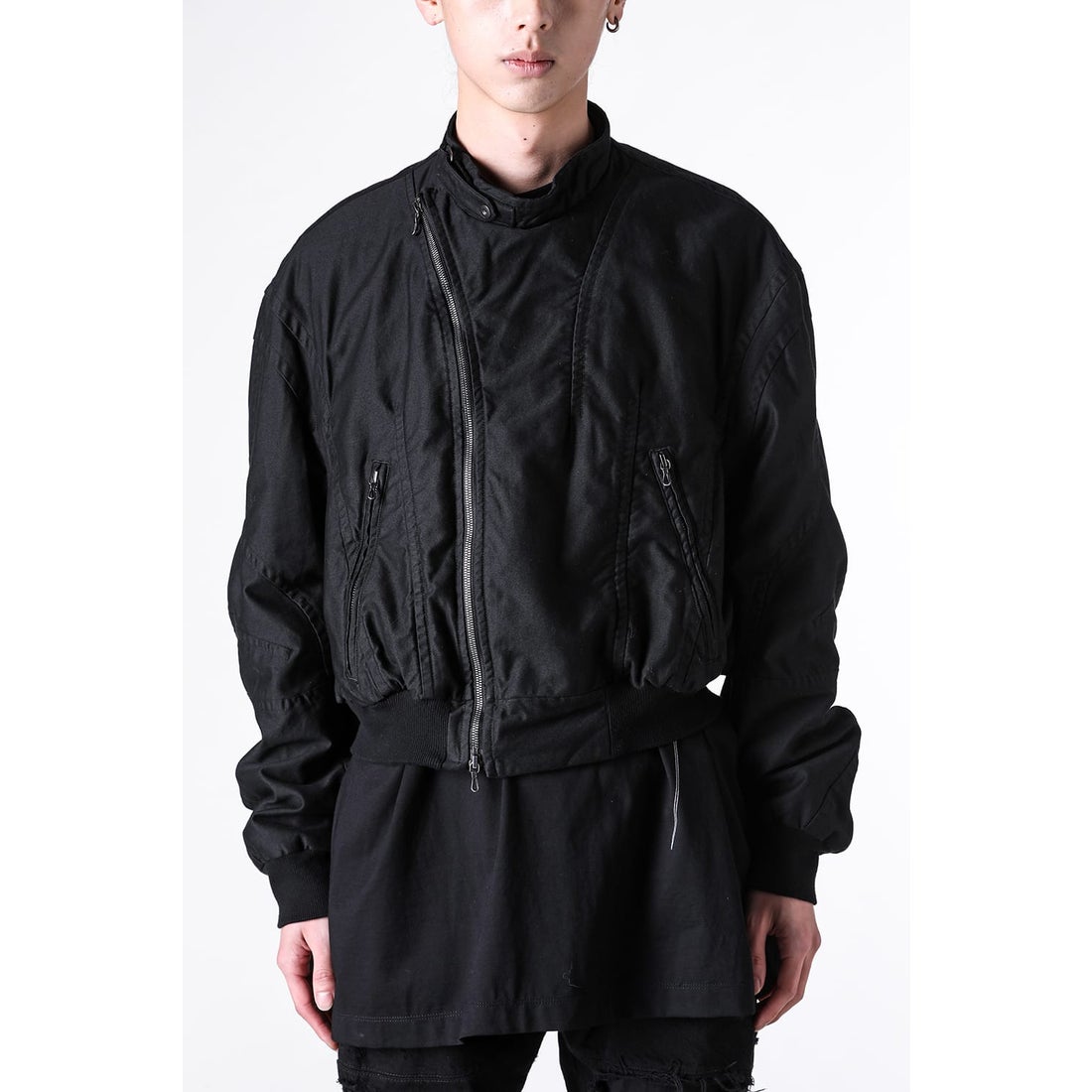 ユリウス JULIUS COTTON MOLESKIN JACKET （BLACK） -FASCINATE
