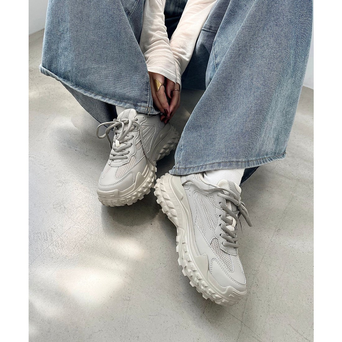 ORiental TRaffic 変形ボリュームソールスニーカー/OT3734（PINK） -靴