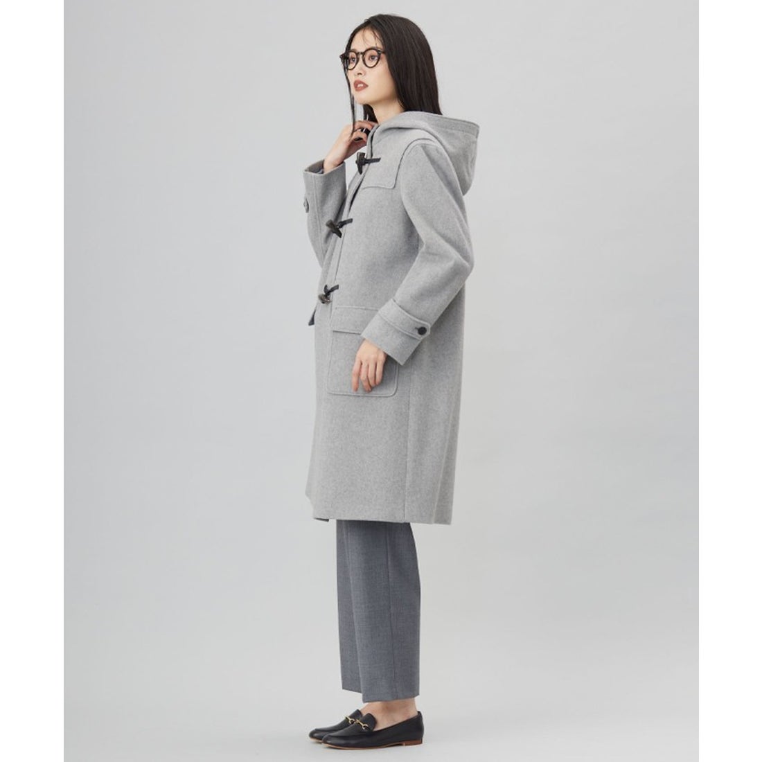 ジェイ プレス レディス J.PRESS LADIES Jackal 140sソフトメルトン