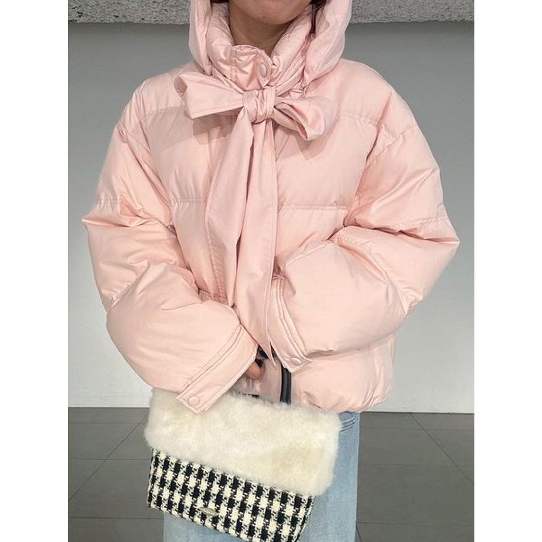 リリーブラウン LILY BROWN 【WEB限定カラー】recycleリボンダウン