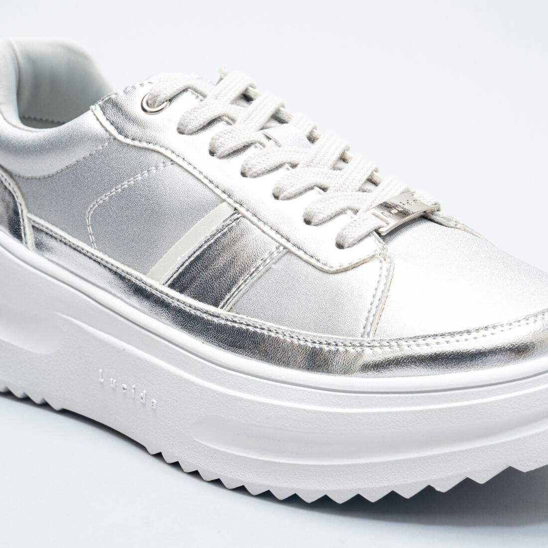 Rotanev/ロタネブ（N Silver）プラットフォームスニーカー -Lucida