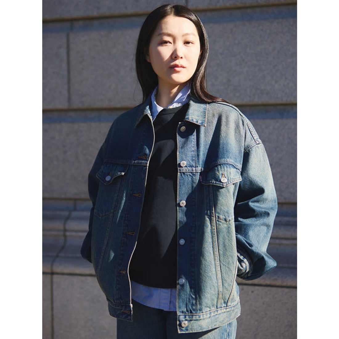 リーバイス LEVI'S JAPAN LIMITED XL TRACKER JACKET （Medium Indigo