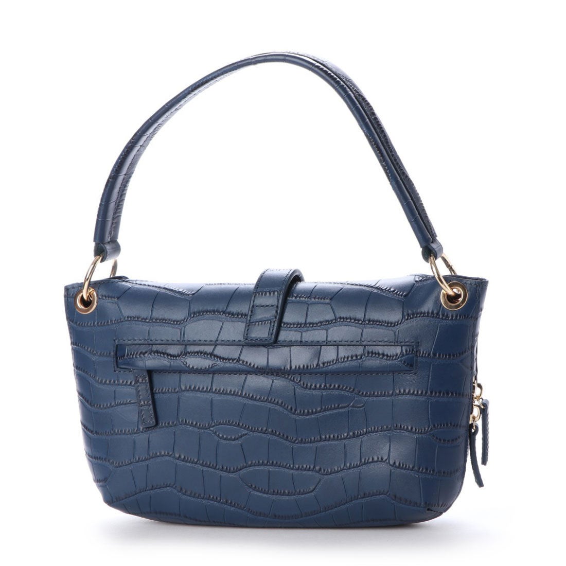 ラ バガジェリー LA BAGAGERIE クロコ型押し2wayショルダーバッグ