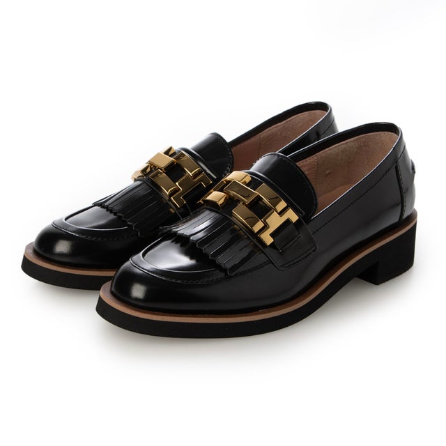 ランバン オン ブルー LANVIN en Bleu ビットフリンジローファー