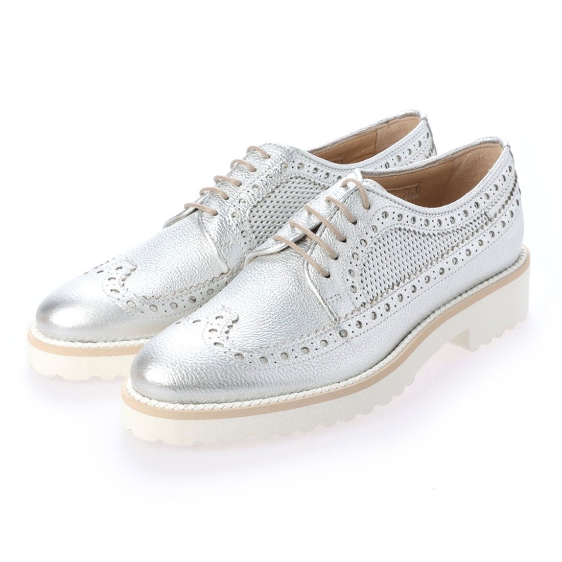ルカ グロッシ Luca Grossi パンチングレザーレースアップシューズ