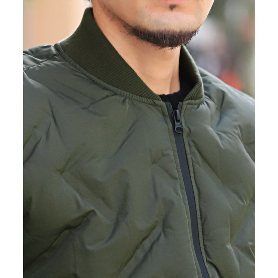 ラグスタイル LUXSTYLE 中綿シームレスMA－1ジャケット/MA－1