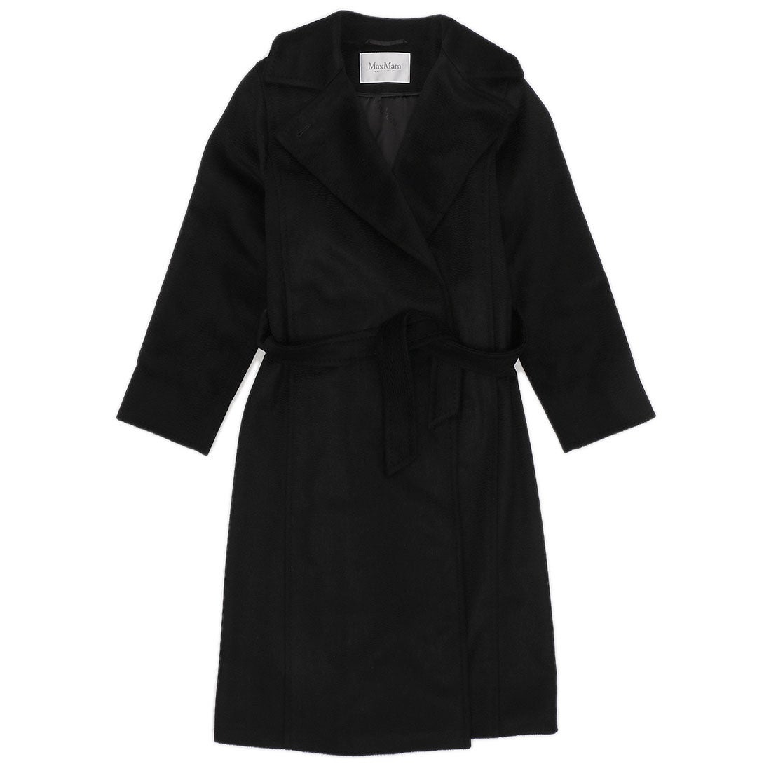 マックスマーラ Max Mara コート マニュエラ ベルト付き ブラック