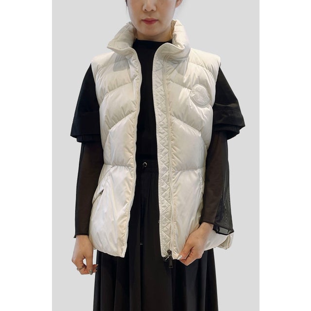 モンクレール MONCLER ダウンベスト （ホワイト） -FASCINATE