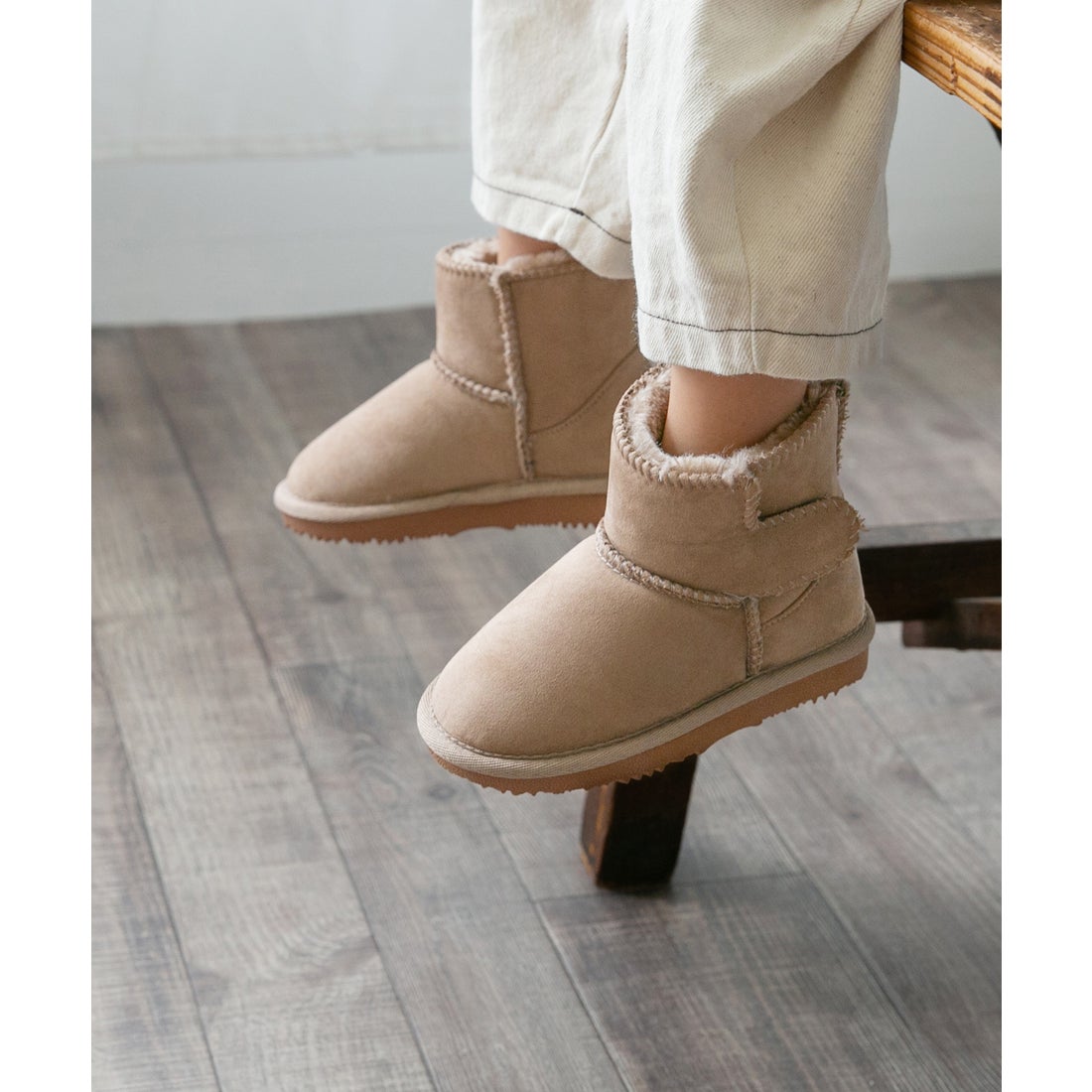 mooimooi ベビー ムートンブーツ - ファッション通販 MAGASEEK(マガシーク)