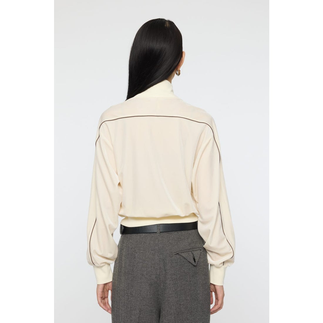 MOUSSY VELOUR TRACK トップス NVY -ファッション通販 FASHION WALKER