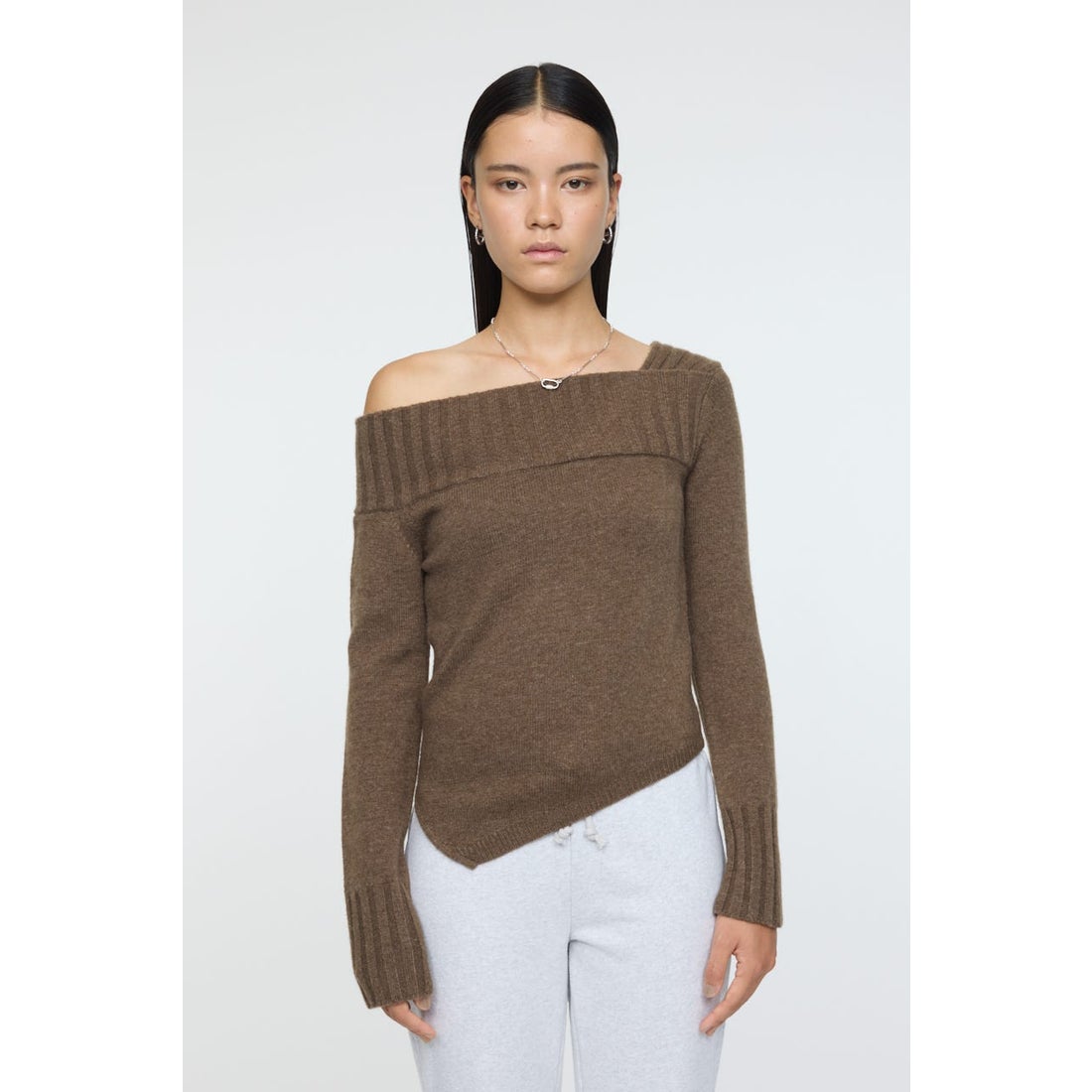 MOUSSY ASYMMETRY トップス BRN -ファッション通販 FASHION WALKER