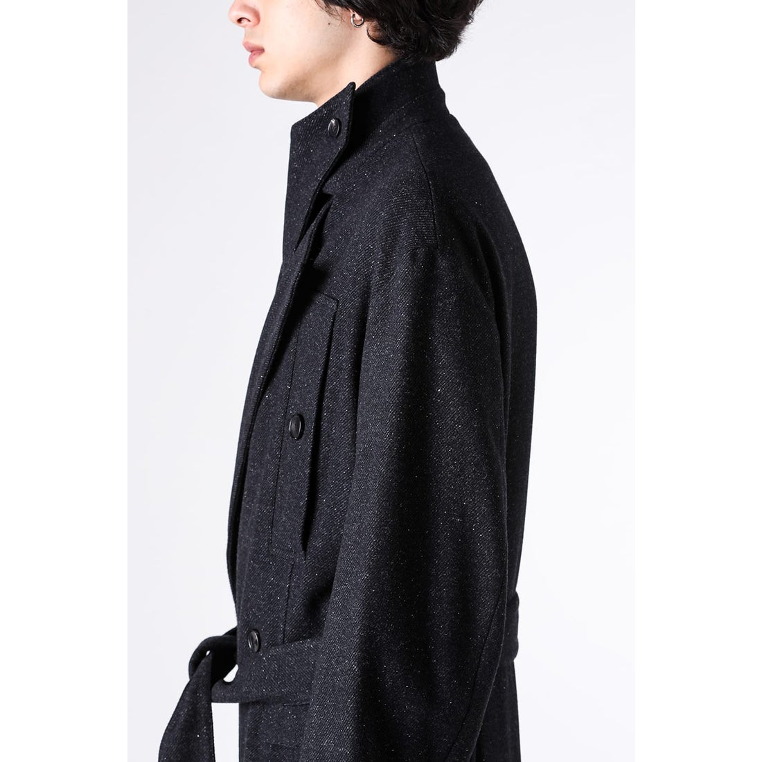 エムエーエスユー MASU CAPTAIN OVER COAT （Black） -FASCINATE