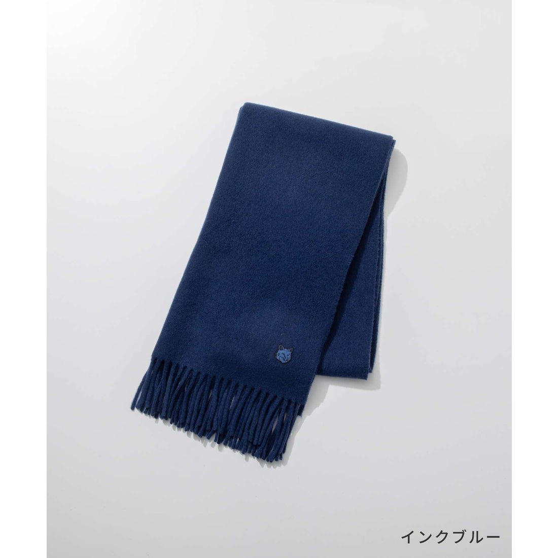 メゾンキツネ MAISON KITSUNE LM06201WA0018 スカーフ FOX HEAD PATCH