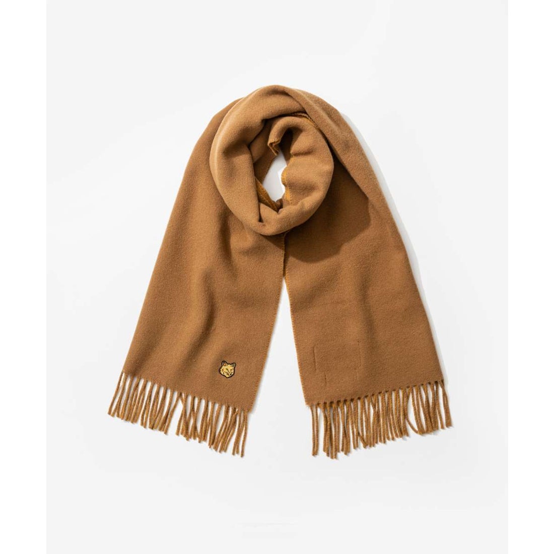 メゾンキツネ MAISON KITSUNE LW06201WA0018 スカーフ FOX HEAD PATCH