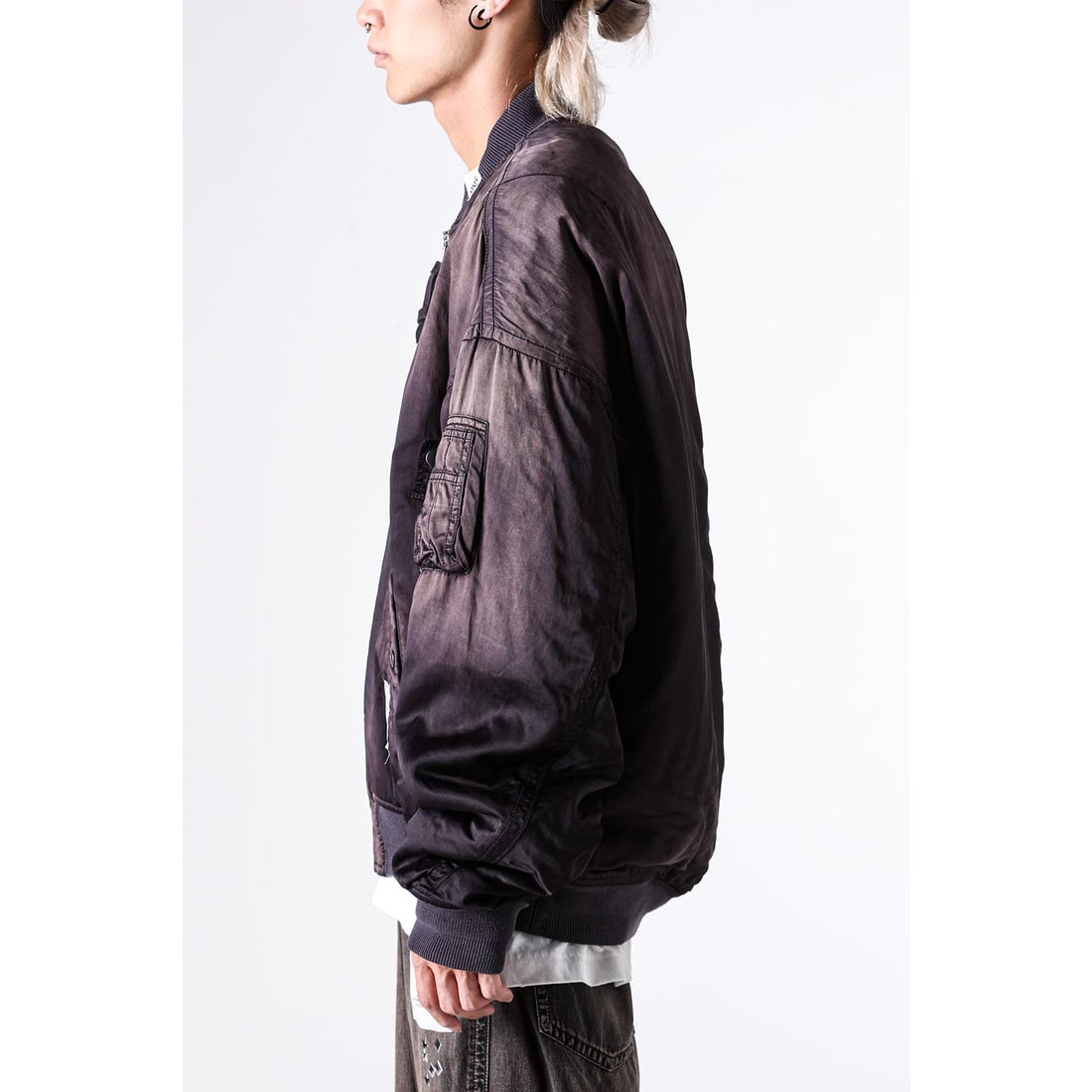 Maison MIHARA YASUHIRO Aged Flight Jacket （Black） - Osaka