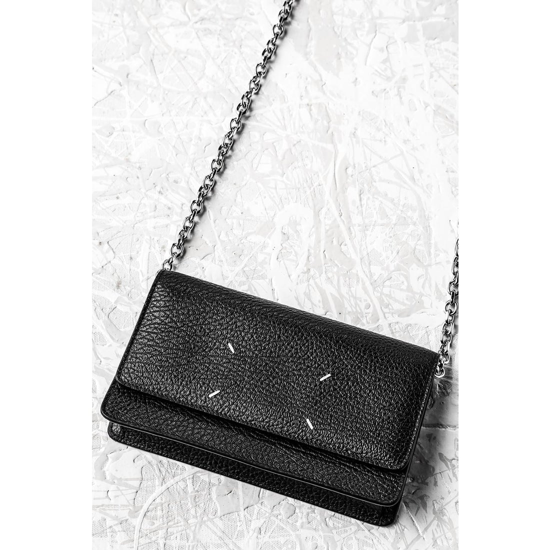 メゾン マルジェラ MAISON MARGIELA WALLET ON CHAIN MEDIUM （Black