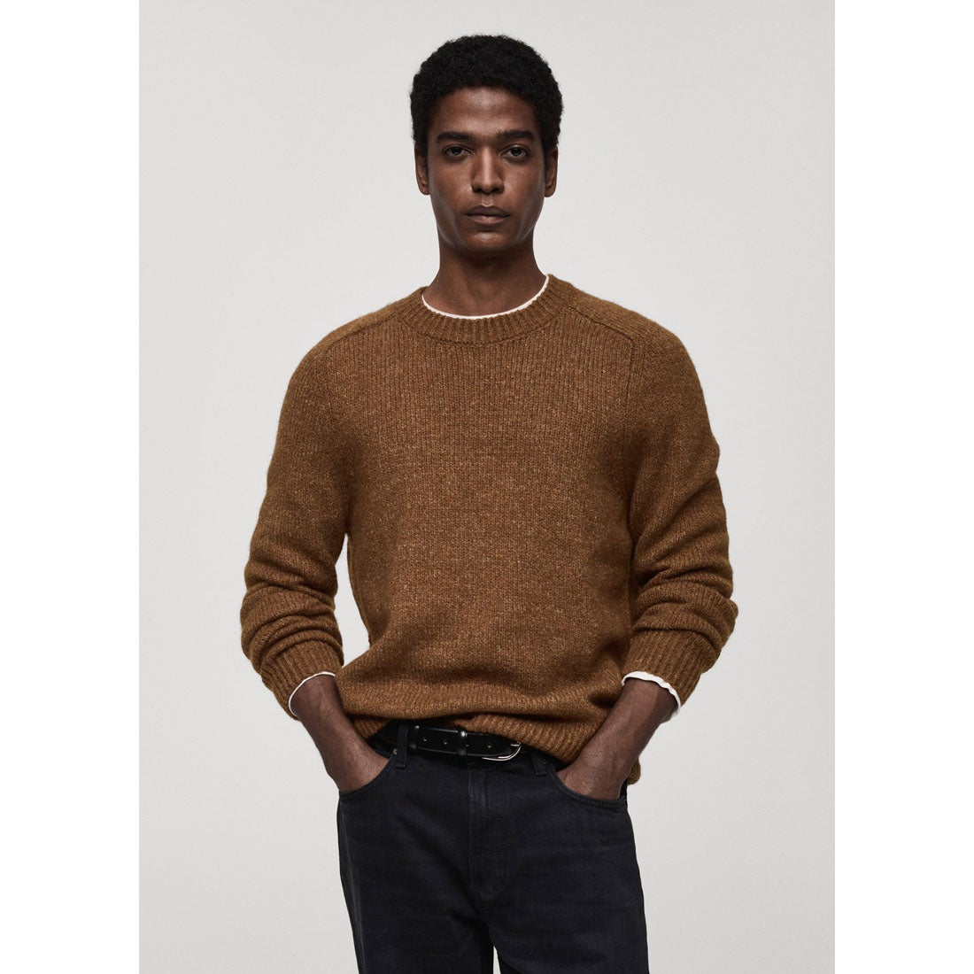 セーター .-- MOSES （ミディアムブラウン） -MANGO - マンゴ公式