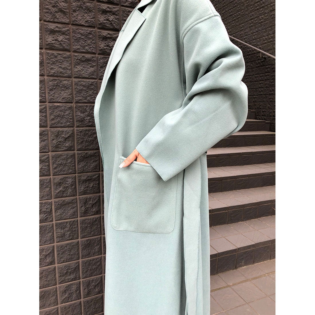 ミージェーン me Jane ウエストマークチェスターコート （ミント