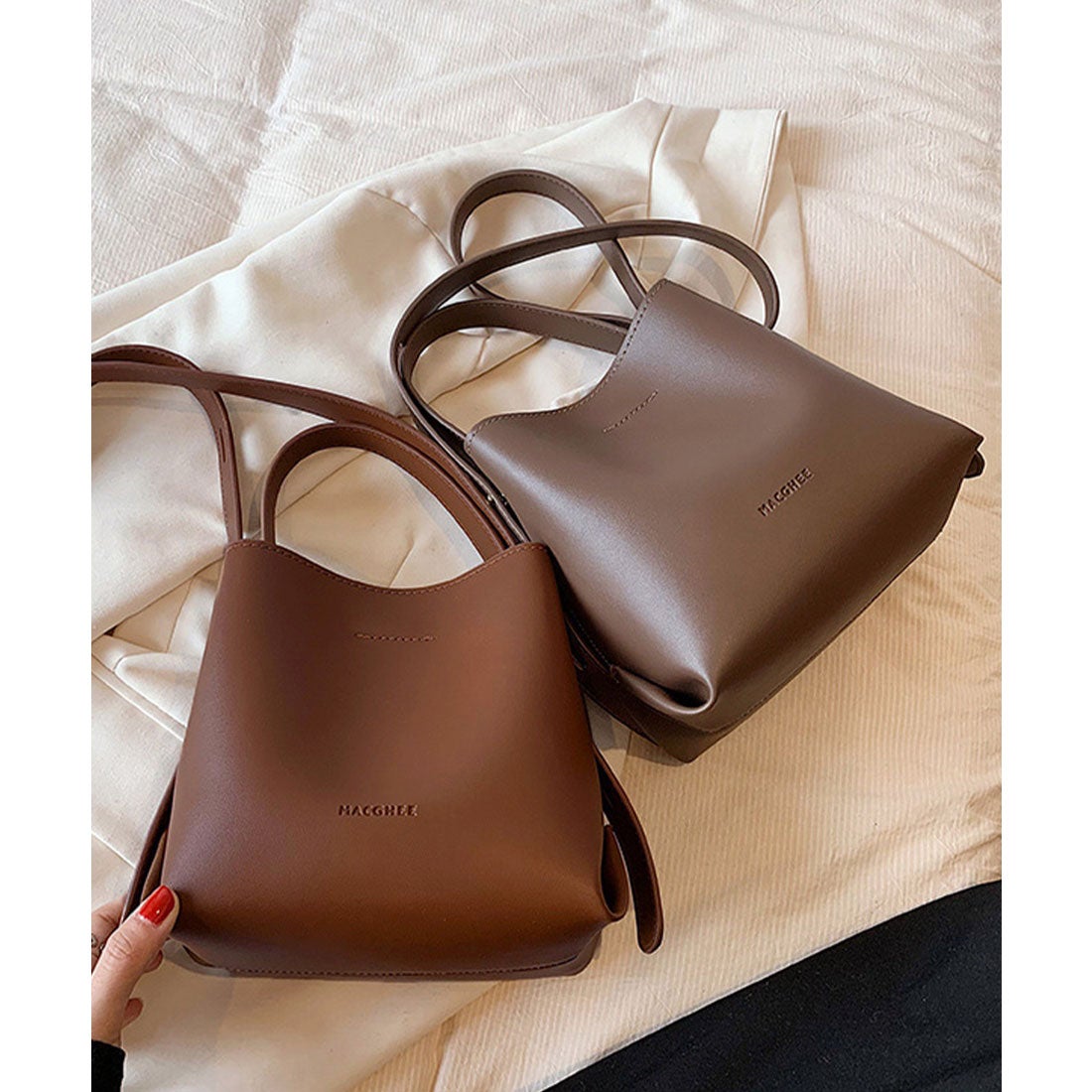 ミニミニストア miniministore ショルダーバッグ 2wayバケットバッグ