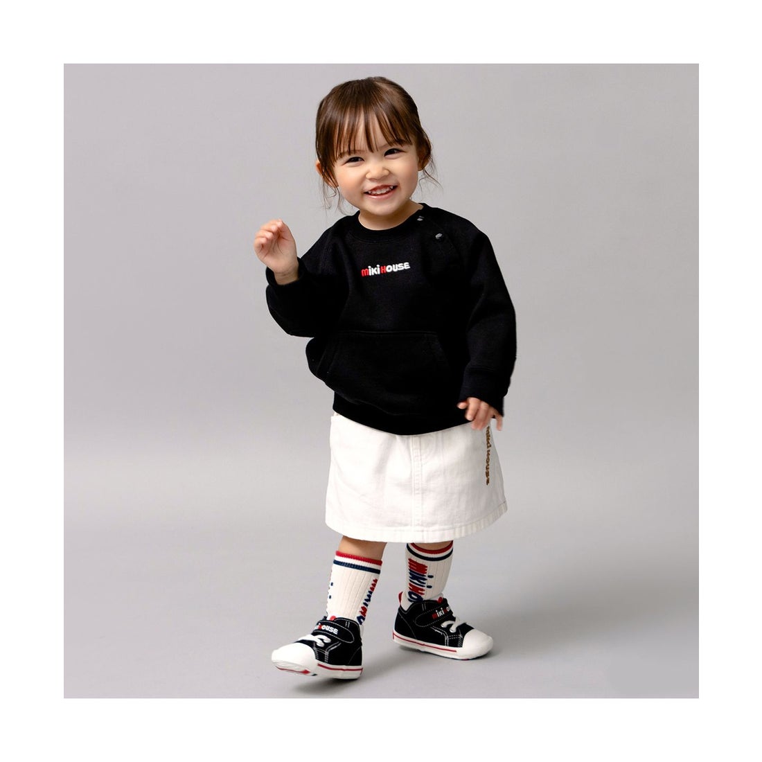 ミキハウス MIKI HOUSE 【ミキハウス】 バックロゴトレーナー（大人用